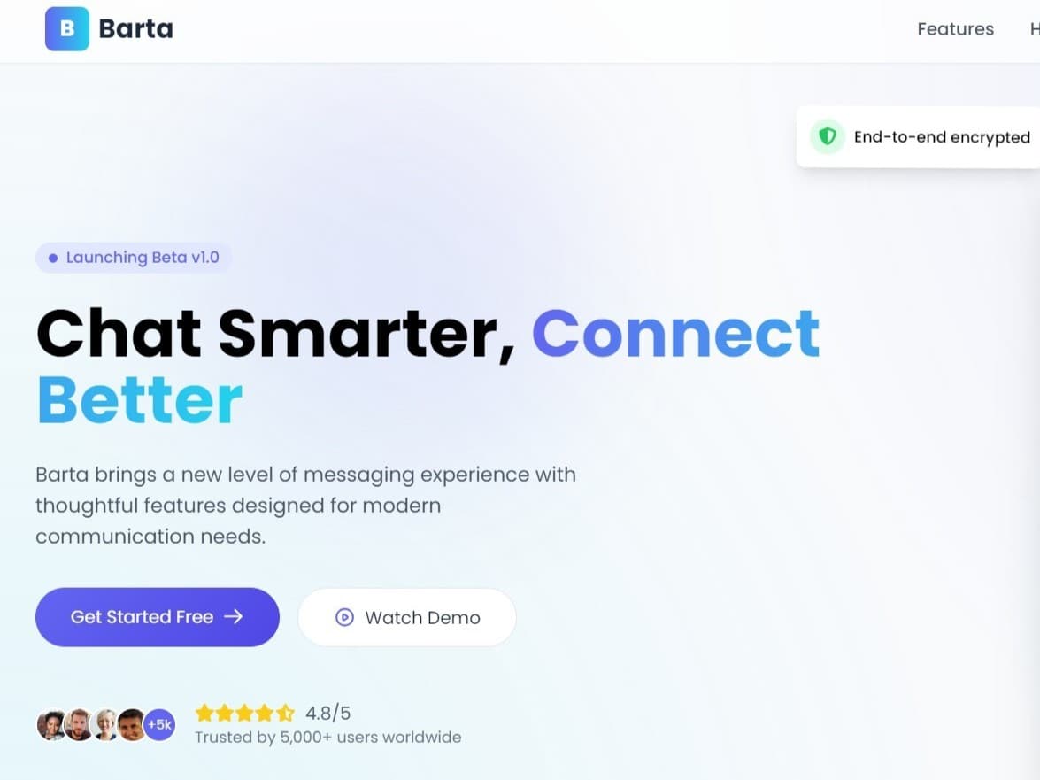 Barta Chat Application